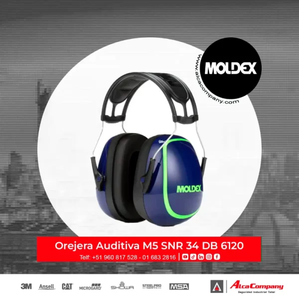Orejera Auditiva M5 SNR 34 DB 6120 Orejera Auditiva M5 SNR 34 DB 6120