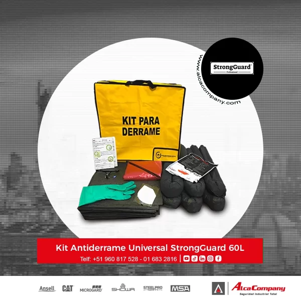 Kit Antiderrame Universal StrongGuard 60L Kit Antiderrame Universal StrongGuard 60L