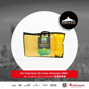 Kit Chemical 50 Litros Portwest SM91