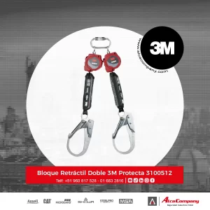 Bloque Retráctil Doble 3M Protecta 3100512
