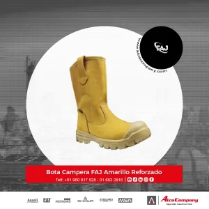 Bota Campera FAJ Amarillo Reforzado