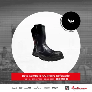 Bota Campera FAJ Negro Reforzado