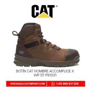 Botín CAT Hombre Accomplice X WP ST P91331