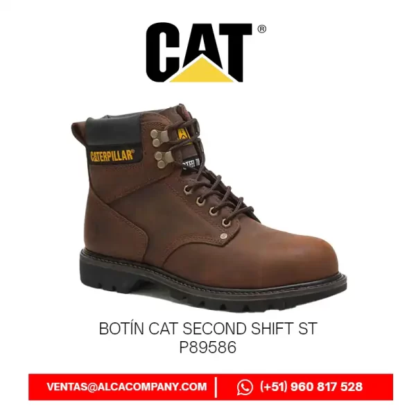 Botín Hombre Cat Second Shift ST P89586 Botín Hombre Cat Second Shift ST P89586