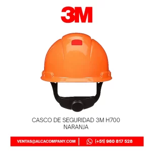 Casco de Seguridad 3M H700 Naranja