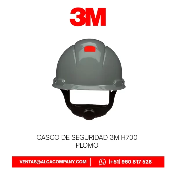 Casco de Seguridad 3M H700 Plomo