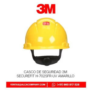 Casco de Seguridad 3M SecureFit H-702SFR-UV Amarillo