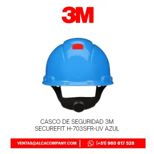 Casco de Seguridad 3M SecureFit H-703SFR-UV Azul