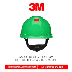 Casco de Seguridad 3M SecureFit H-704SFR-UV Verde