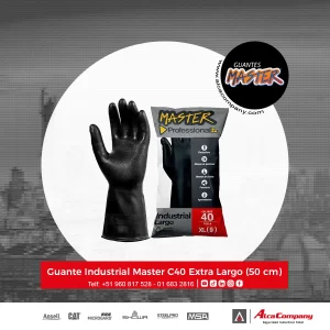 Guante Industrial Master C40 Extra Largo (50 cm)
