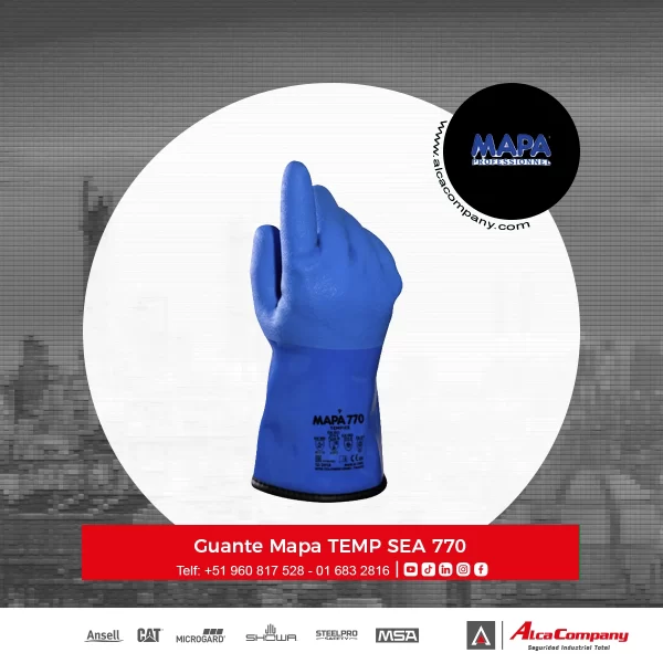 Guante Mapa TEMP SEA 770 Guante Mapa TEMP SEA 770