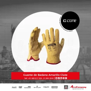 Guante de Badana Amarillo Clute