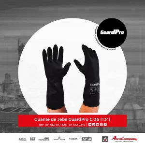 Guante de Jebe GuardPro C35