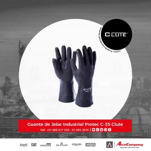 Guante de Jebe Industrial Protec C-35 Clute