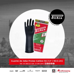 Guante de Jebe Protex Calibre 55 12 305