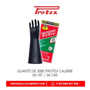 Guante de Jebe Protex Calibre 65 15 38 cm