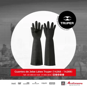 Guantes de Jebe Látex Truper (14268 – 14269)