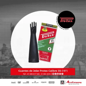 Guantes de Jebe Protex Calibre 35 (15")