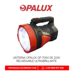 Linterna Opalux OP-7054 de 20W – Recargable Ultrabrillante