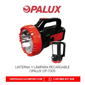 Linterna y Lámpara Recargable Opalux OP-7305