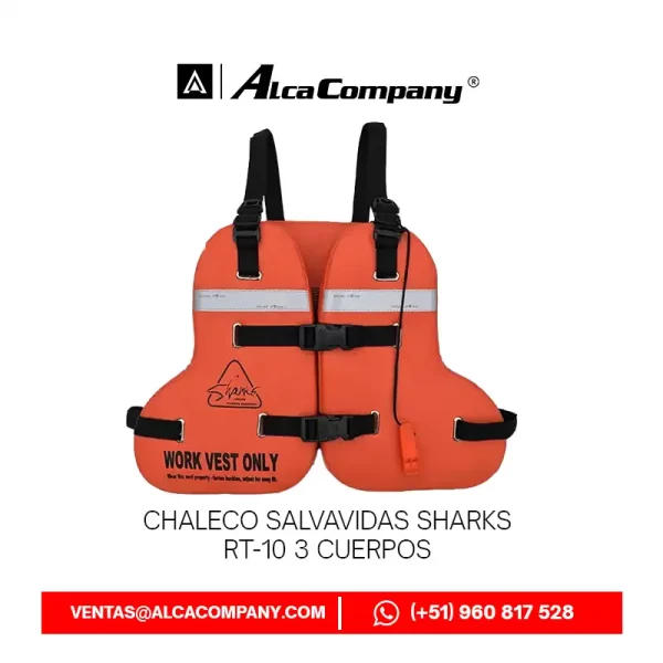 Chaleco Salvavidas Sharks RT-10 3 Cuerpos Chaleco Salvavidas Sharks RT-10 3 Cuerpos