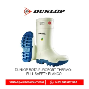 Dunlop Bota Purofort Thermo+ Full Safety Blanco