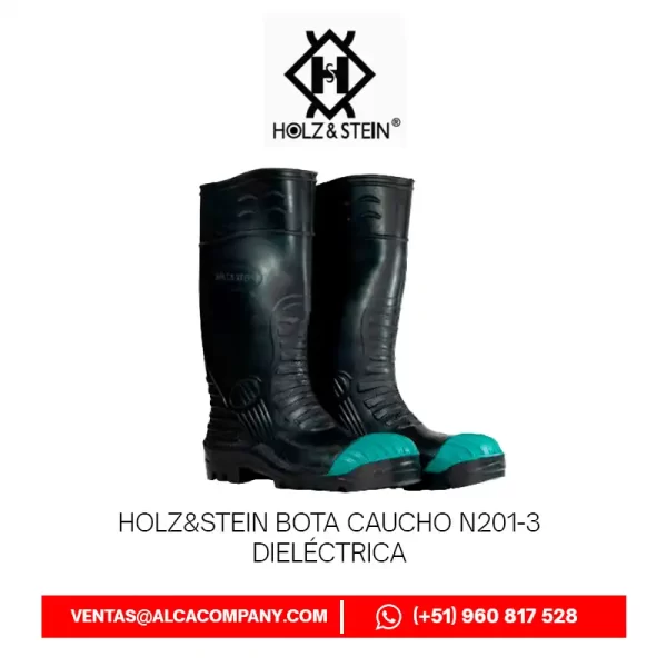 Holz&Stein Bota Caucho N201-3 Dieléctrica Holz&Stein Bota Caucho N201-3 Dieléctrica