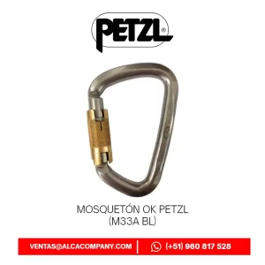 Mosquetón OK Petzl (M33A BL)