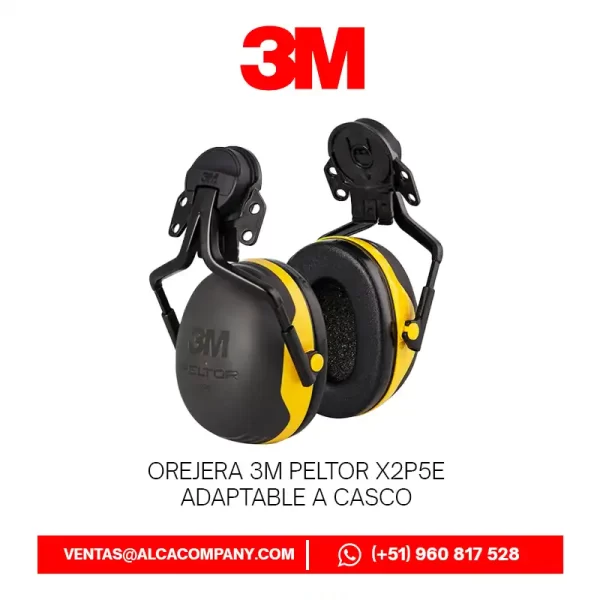 Orejera 3M Peltor X2P5E Adaptable a Casco Orejera 3M Peltor X2P5E Adaptable a Casco