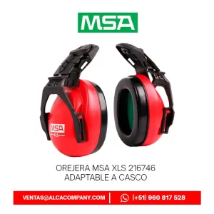 Orejera MSA XLS 216746 Adaptable a Casco