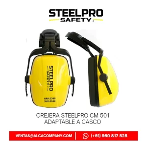 Orejera Steelpro CM 501 Adaptable a Casco