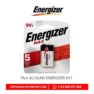 Pila Alcalina Energizer 9V x1