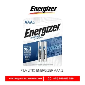 Pila Litio Energizer AAA x2
