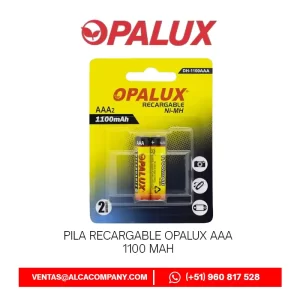 Pila Recargable Opalux AAA 1100 mAh