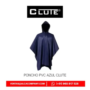 Poncho PVC Azul Clute