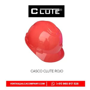 Casco Clute Rojo