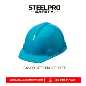 Casco Steelpro Celeste