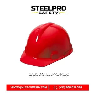 Casco Steelpro Rojo