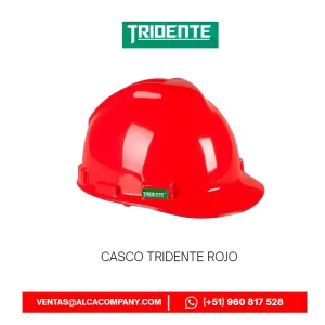 Casco Tridente Rojo