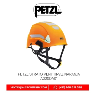Casco Petzl STRATO VENT HI-VIZ Naranja A020DA01