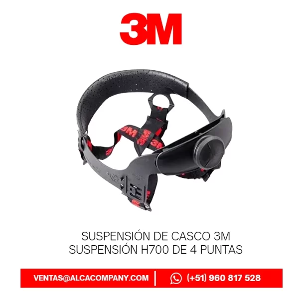 Suspensión de casco 3M SUSPENSIÓN H700 DE 4 PUNTAS Suspensión de casco 3M SUSPENSIÓN H700 DE 4 PUNTAS